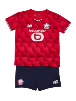 Lille OSC Dječji Domaci Dres kompleti 2025-26 Kratak Rukavima (+ kratke hlače)